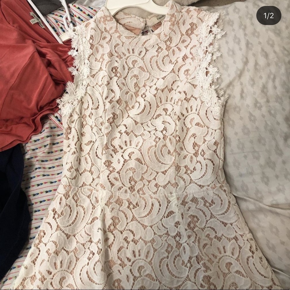 White lace dress Francescas
